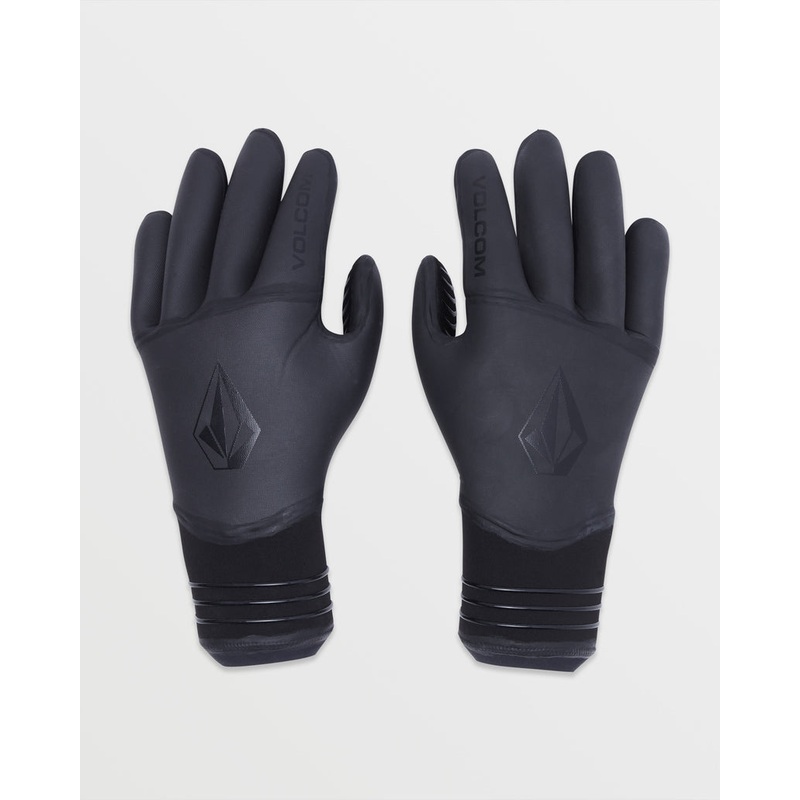 Volcom 3mm 5 Finger Gloves-Black