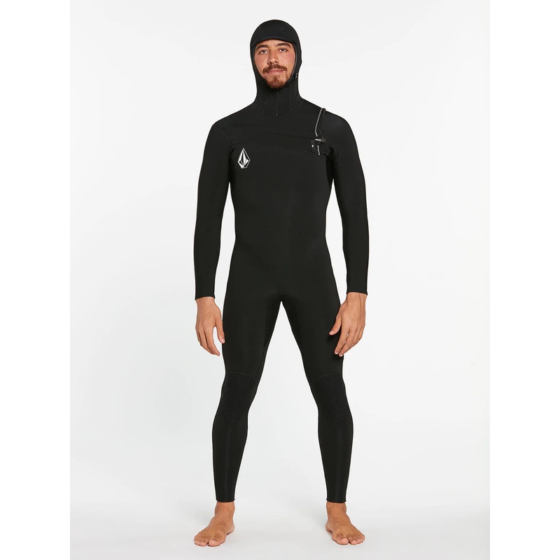 Volcom Modulator 4/3 Hooded CZ Wetsuit-Black
