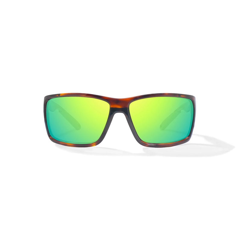 Bajio Bales Beach Sunglasses-Brown Tort Gloss/Grn Mir Glass