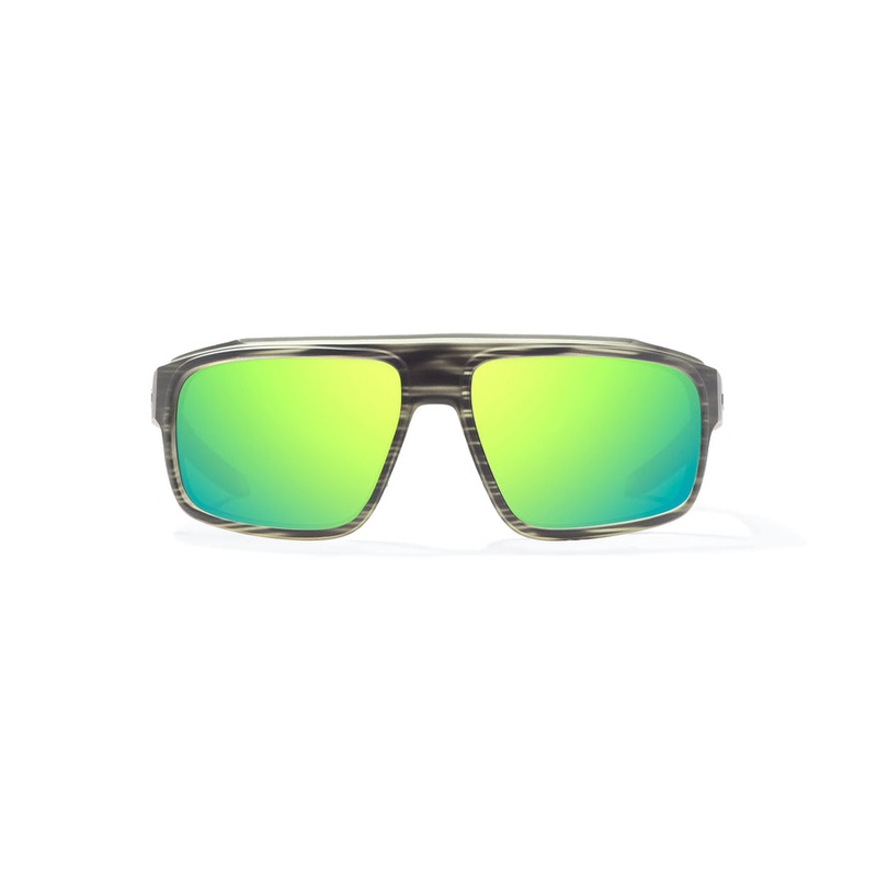 Bajio Greenland Sunglasses-Gray Grass Matte/Green Mir Glass