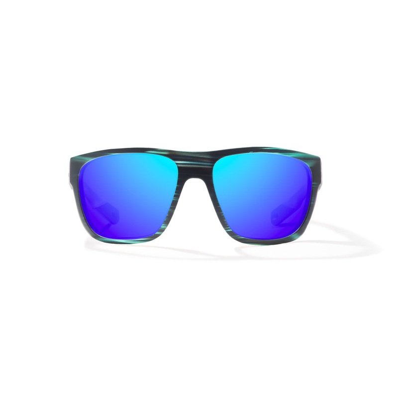 Bajio Las Rocas Sunglasses-Blue Grass Matte/Blue Mirr Glass