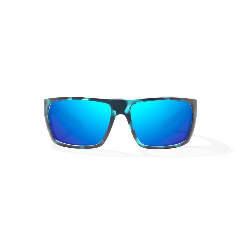 Bajio Palometa Sunglasses-Blue Water Matte/Blue Mirror Glass