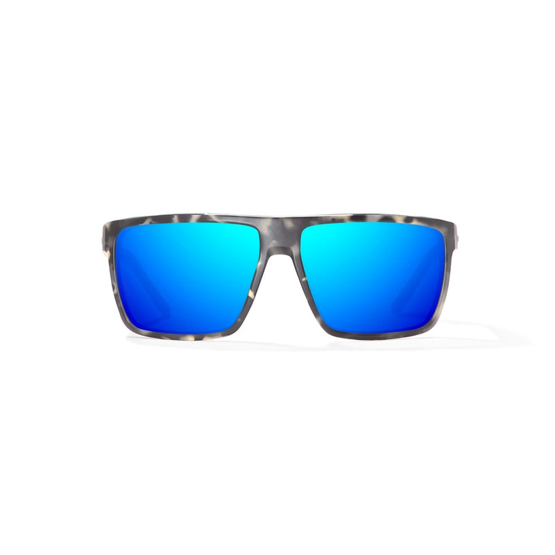 Bajio Toads Sunglasses-Gray Rock Matte/Blue Mirror Glass