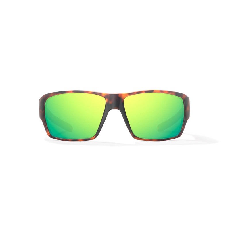 Bajio Vega Sunglasses-Brown Tort Matte/Green Mirror Glass