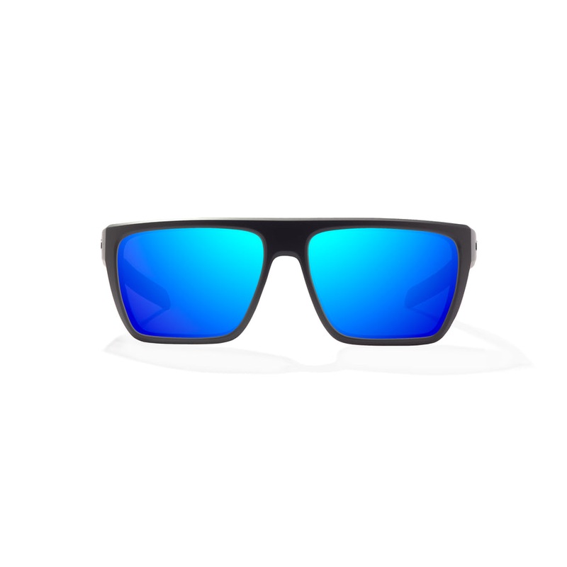 Bajio Zapata Sunglasses-Black Matte/Blue Mirror Glass