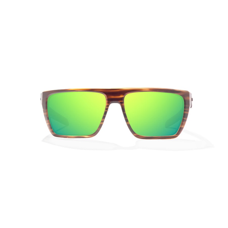 Bajio Zapata Sunglasses-Brown Grass Matte/Green Mirror Glass