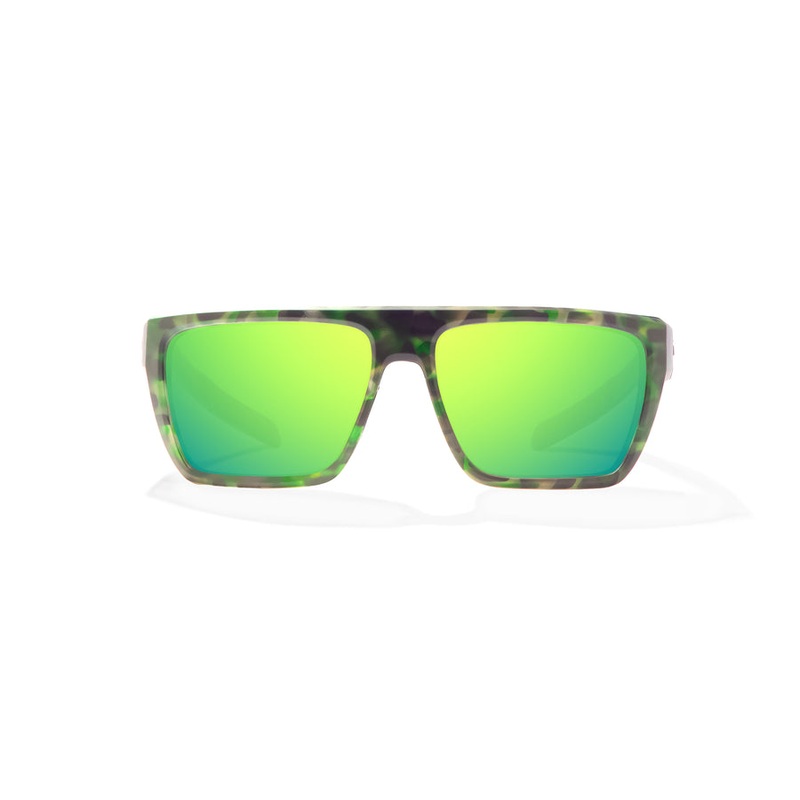 Bajio Zapata Sunglasses-Green Water Matte/Green Mirror Glass