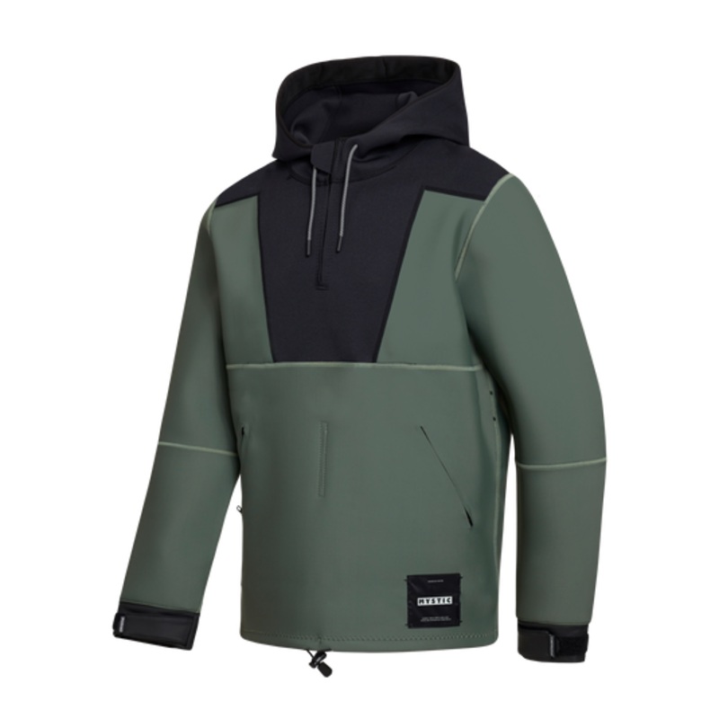 Mystic Fulmar 3/2 Neoprene Jacket-Dark Olive