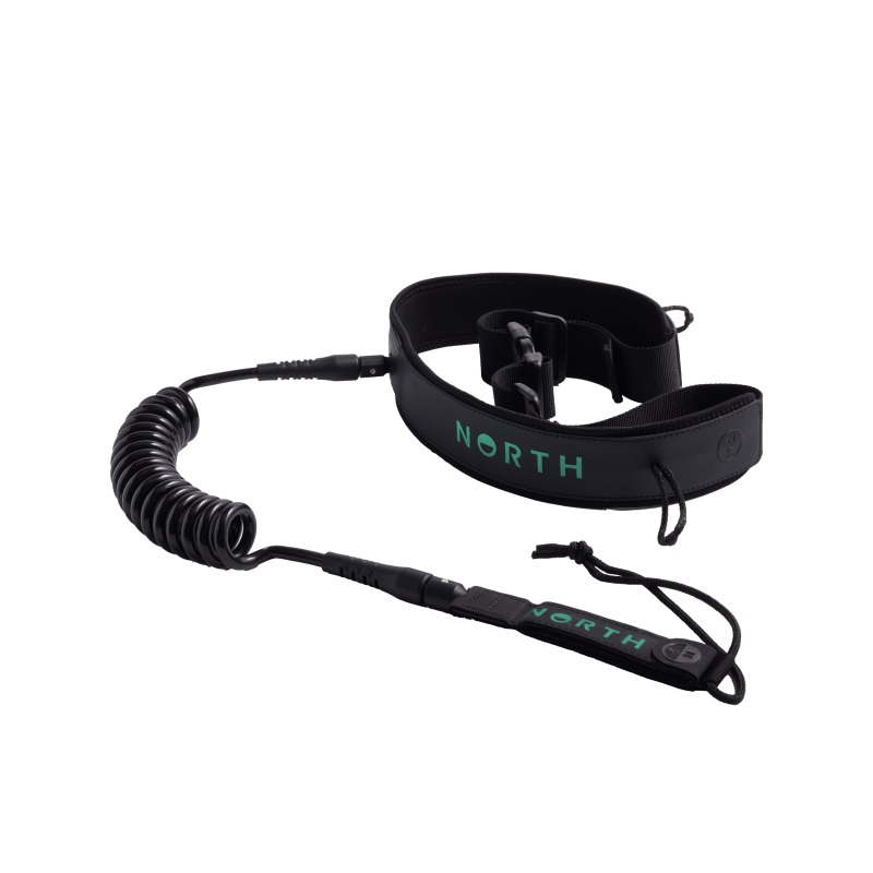 North Waist Board Leash-Black