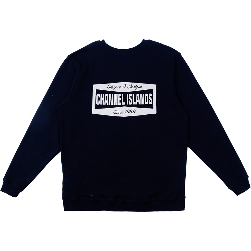 Channel Islands Shapes and Designs Crew Sweatshirt-Black