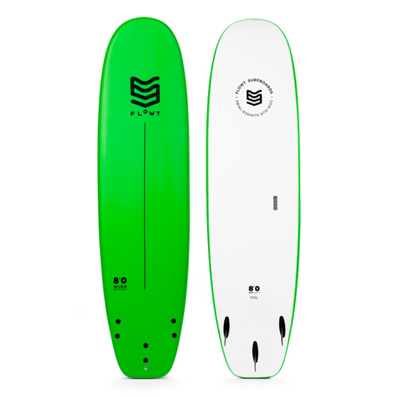 Flowt Standard Wide Soft Top 8’0″-Green