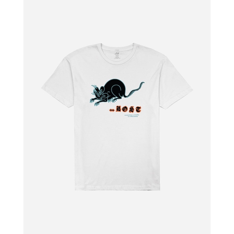 Lost Ratty Tee-White