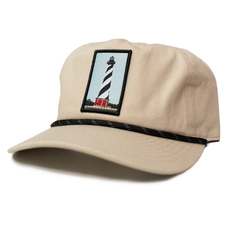 REAL Vintage Lighthouse Patch Hat-Stone