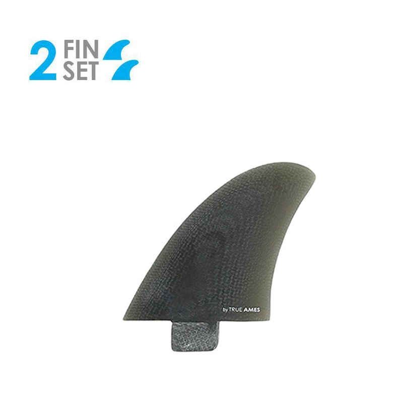 True Ames Pavel Canards FCS Fiberglass Fin Set-Smoke