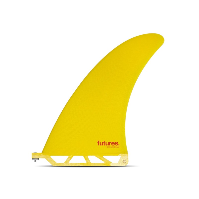 Futures Gerry Lopez Single Fin-Yellow-8.5″