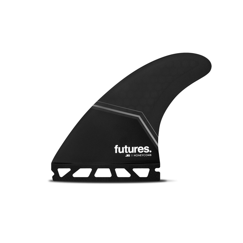 Futures JS Honeycomb Tri Fin Set-Smoke-Medium