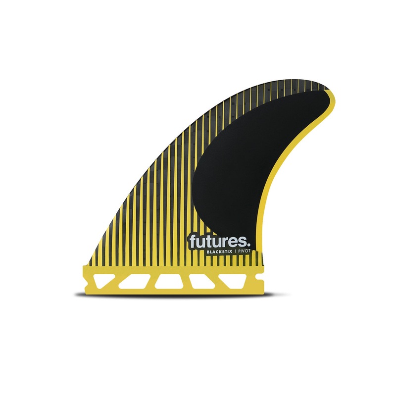 Futures P6 Blackstix Tri Fin Set-Yellow-Medium