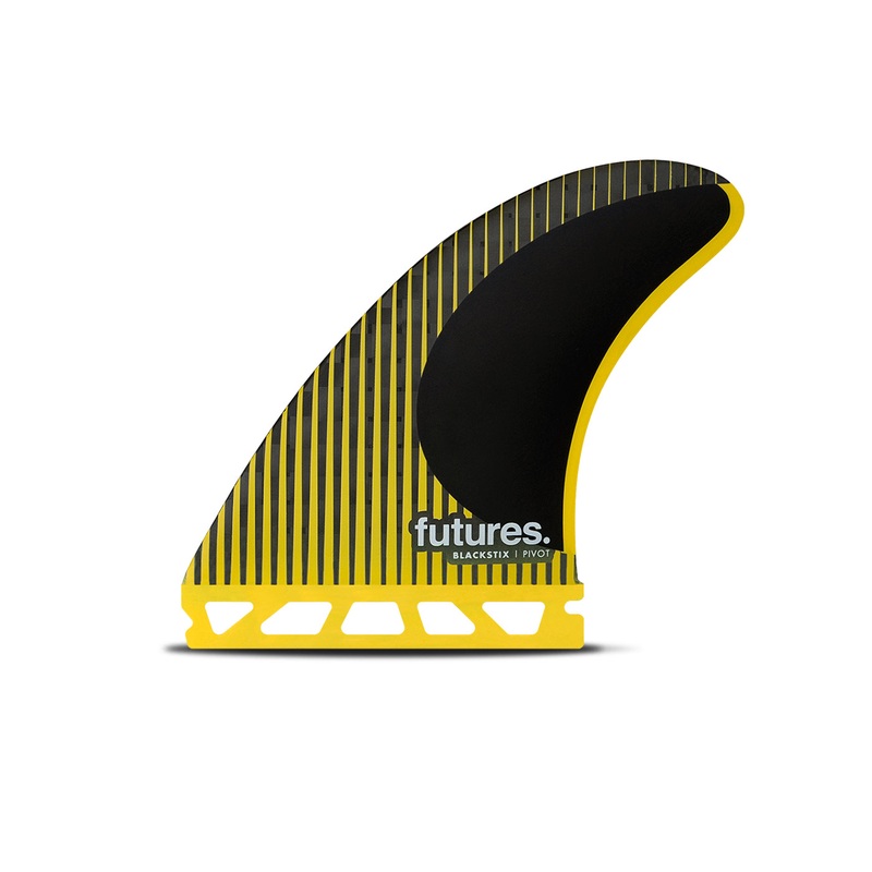 Futures P8 Blackstix Tri Fin Set-Yellow-Large