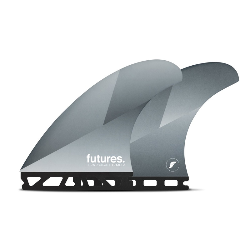 Futures Tokoro Honeycomb Tri Fin Set-Gray-Medium