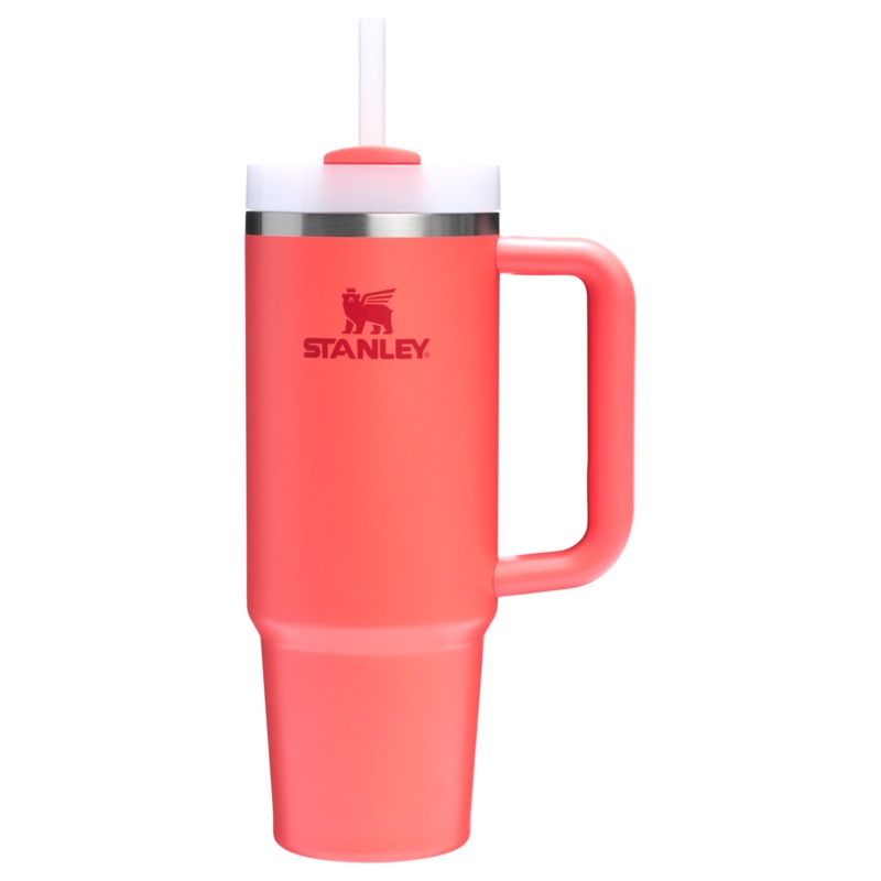 Stanley Quencher H2.0 FlowState 30 oz Tumbler-Hot Coral