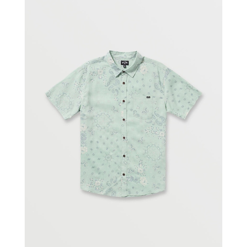 Billabong Sundays S/S Shirt-Mist Green