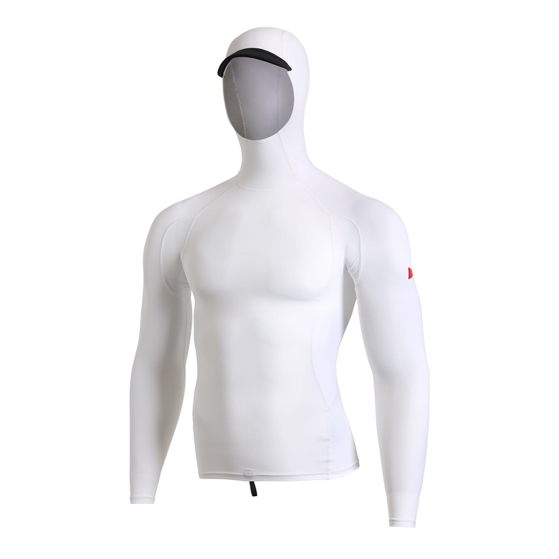 Florence Marine X Hooded 2.0 L/S Rashguard-White