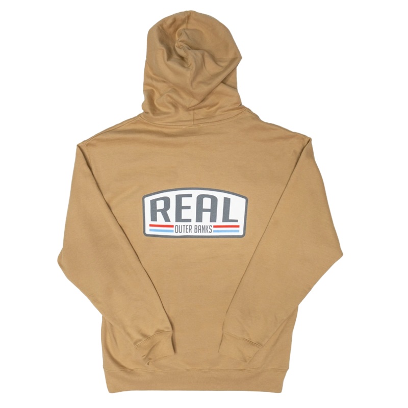 REAL Old Town Crest Hooded Sweatshirt-Sandstone