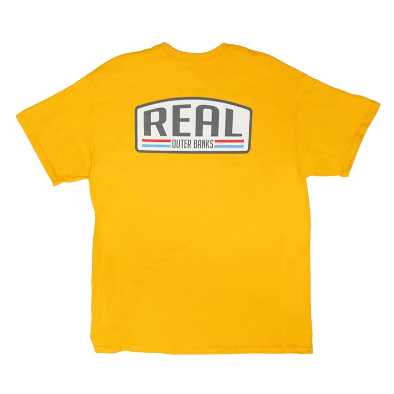 REAL Old Town Crest Tee-Gold
