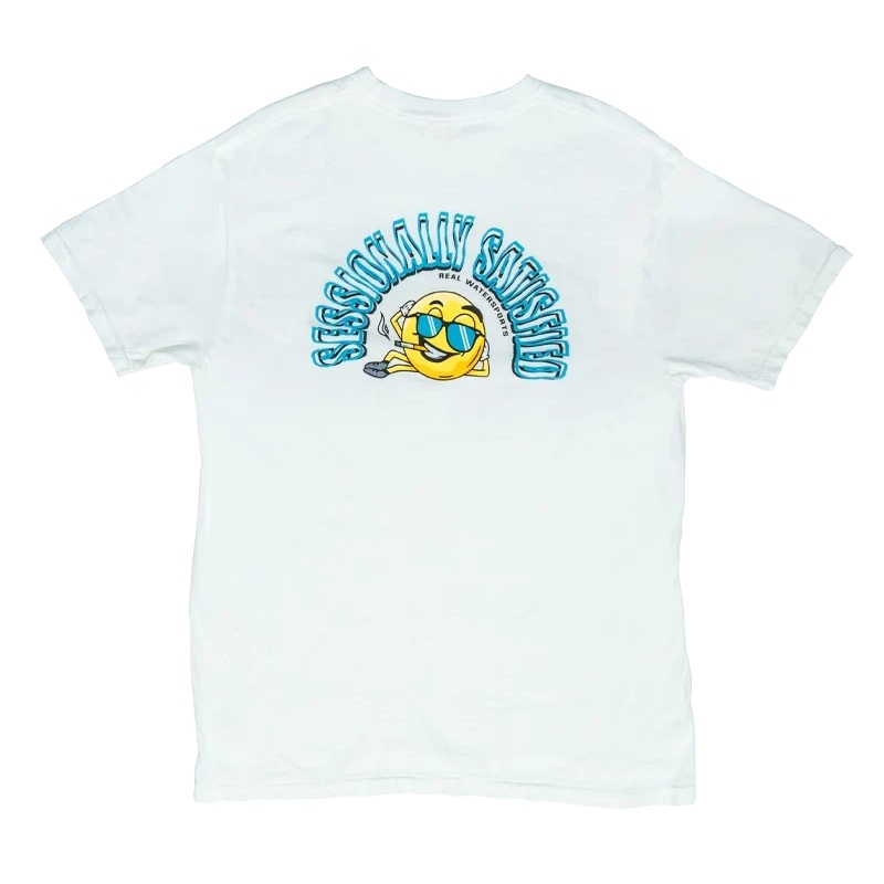 REAL Sessionally Satisfied Tee-White