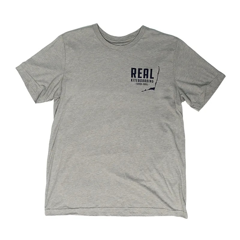 REAL Spot Check Tee-Athletic Grey Triblend