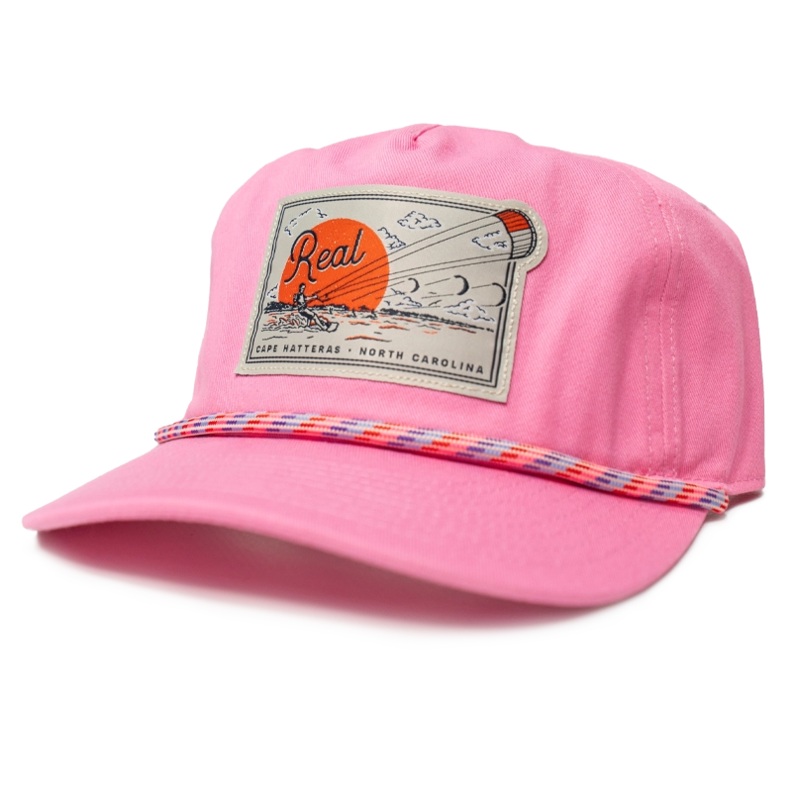 REAL Sunset Sessions Patch Hat-Pink