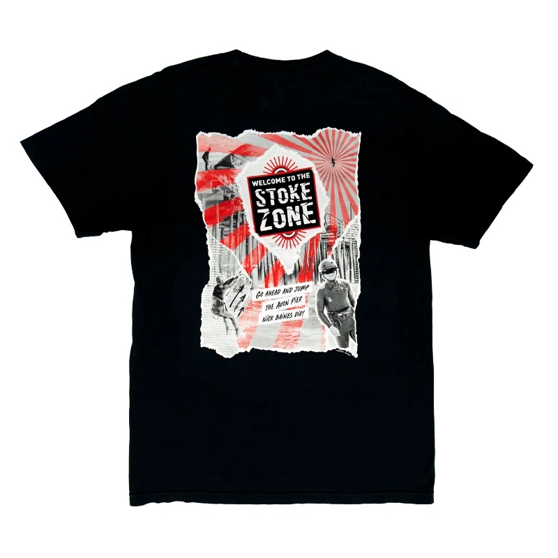 REAL Team Rider Nick Baines Tee-Black