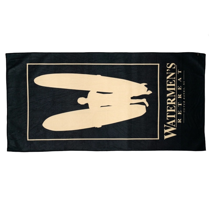 Slowtide x Watermen’s Retreat Quick-Dry Towel-Black