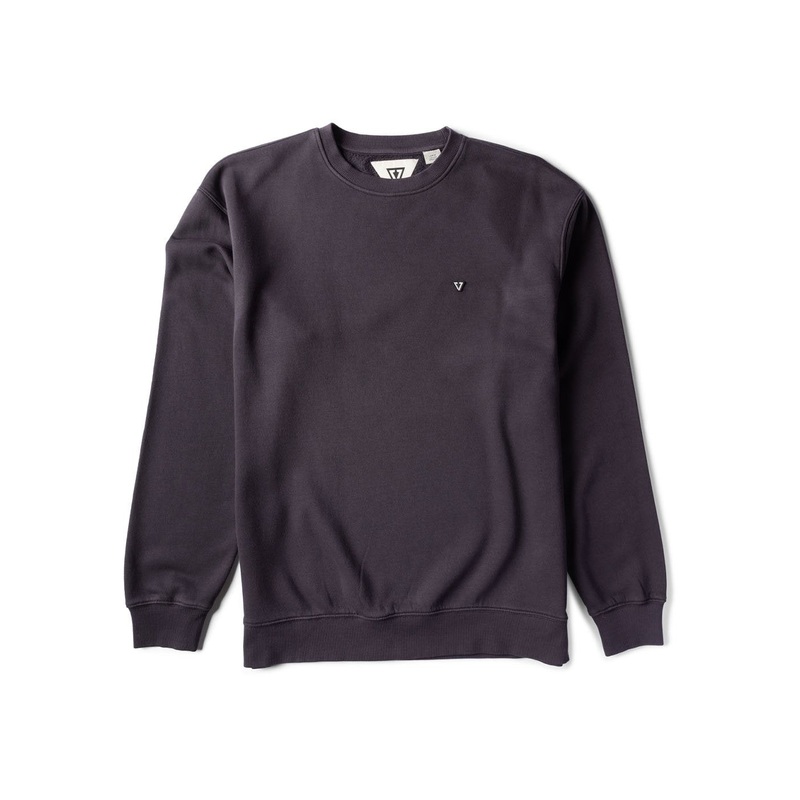 Vissla Solid Sets Eco Crew Sweatshirt-Black
