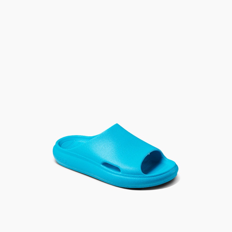 REEF Kids Rio Slide Sandal-Scuba Blue