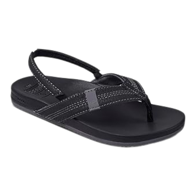 REEF Lil Cushion Phantom Sandal-Black