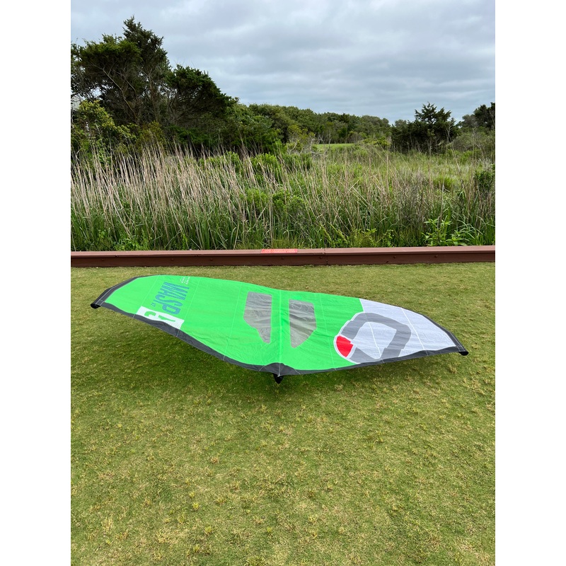 USED Ozone Wasp V2 Wing-Bright Green/White-5m