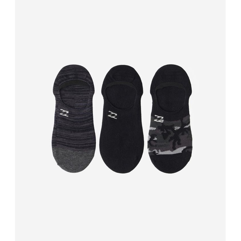 Billabong Camo No Show Socks-Black