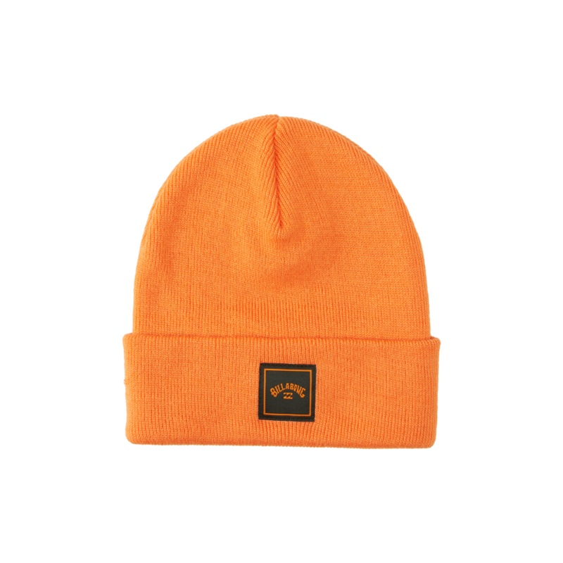 Billabong Stacked Beanie-Orange Red