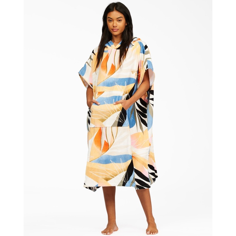 Billabong Wmn’s Hooded Towel Poncho-Heat Wave