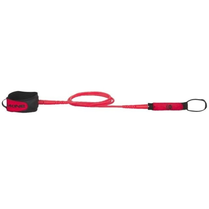 Dakine Kaimana Pro Comp Leash-JJF Red-6′ x 3/16″