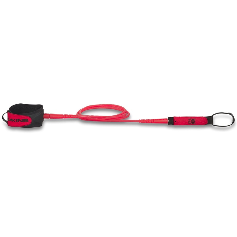 Dakine Kaimana Team Leash-JJF Red-6′ x 1/4″