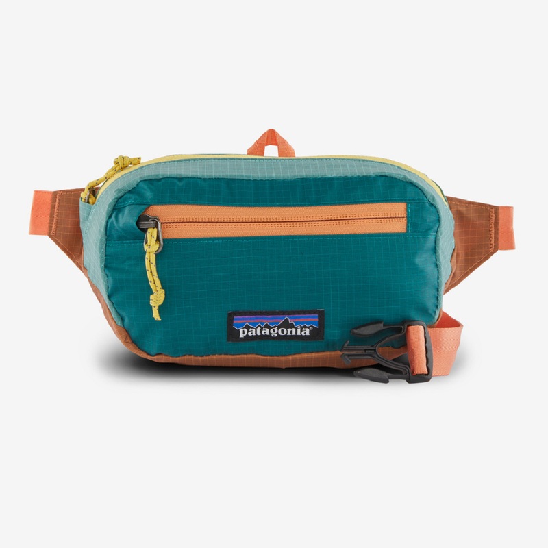 Patagonia Ultralight Black Hole Mini Hip Bag-Patchwork: Current Blue