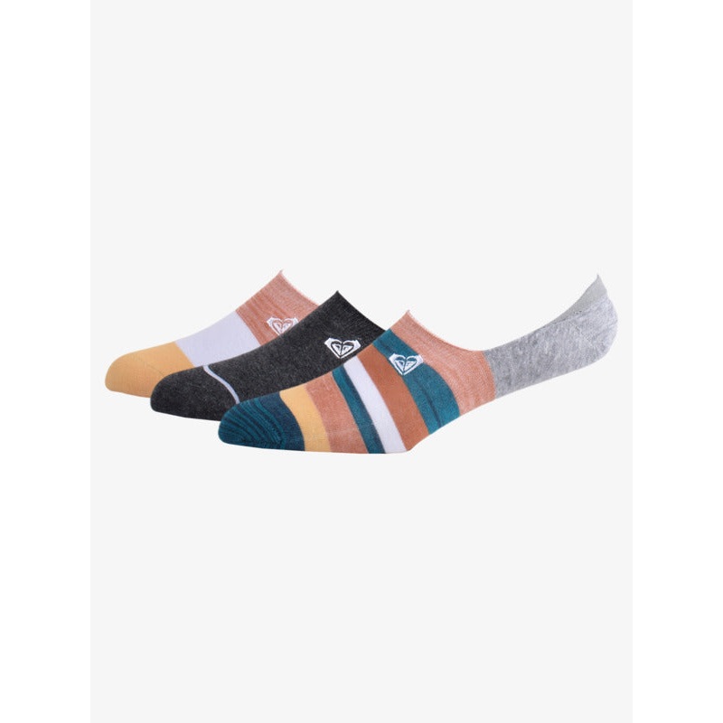 Roxy No Show G Socks-Light Grey Heather