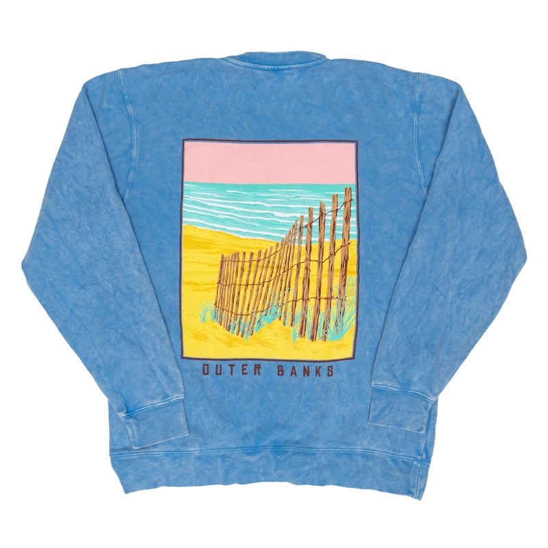 REAL Dune Drift Sweatshirt-Light Blue