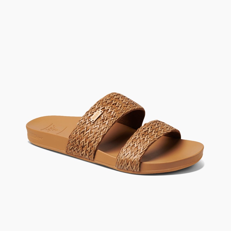 REEF Cushion Bounce Vista Braid Sandal-Natural
