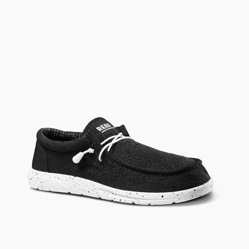 REEF Cushion Coast TX Shoe-Black/White