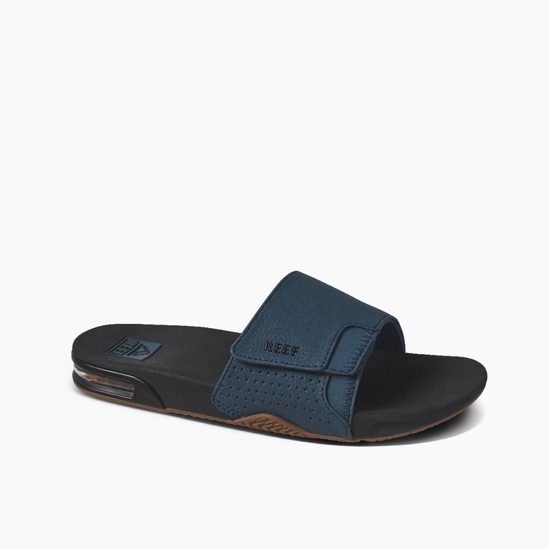 REEF Fanning Slide Sandal-Orion/Black
