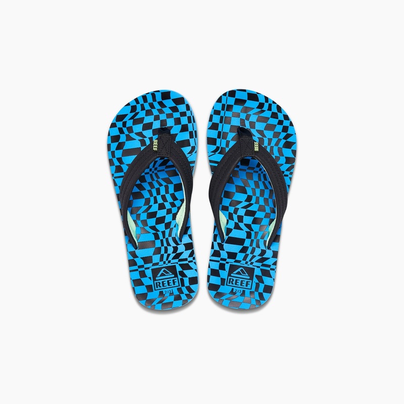 REEF Kids Ahi Sandal-Swell Checkers