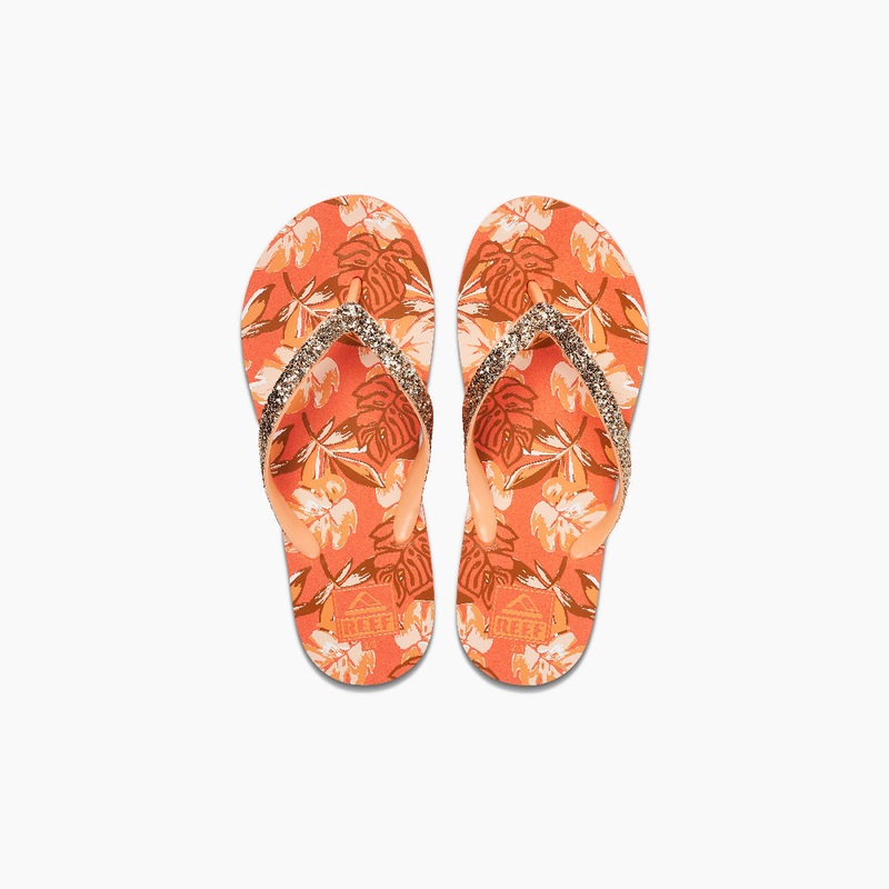 REEF Kids Stargazer Prints Sandal-Monstera